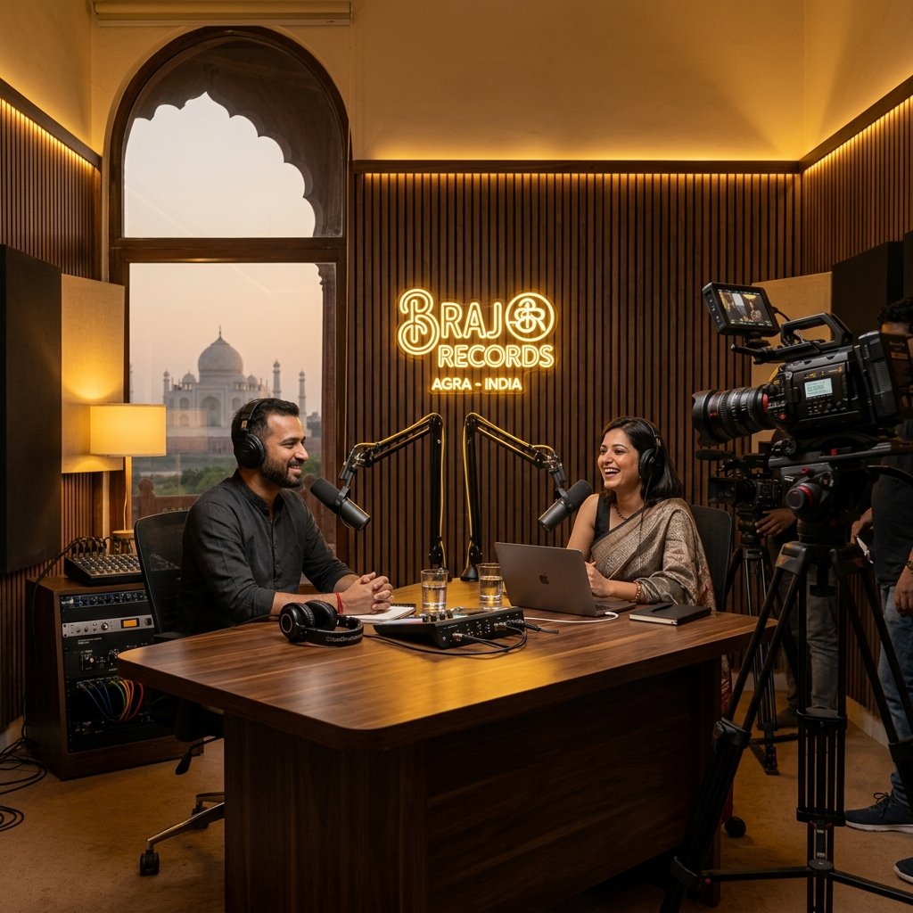 Braj Records Video Podcast Studio